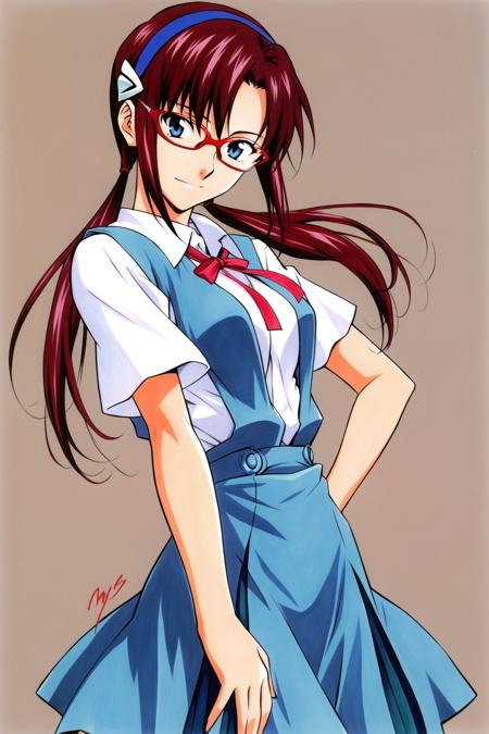 37295-4158891706-1girl,makinami mari illustrious,solo,glasses,long hair,blue eyes,twintails,hand on own hip,brown hair,hairband,red-framed eyewea.png